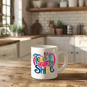 Modern Bone China Coffee Mug Heat Resistant Sublimation Cylindrical Water Cup White Ceramic Mug For Teachers Day Gift Office Home Drinkware