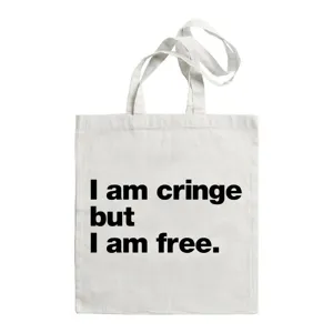 Casual witte canvas shopper tas met stijlvolle letteropdruk, perfect voor dagelijks gebruik.