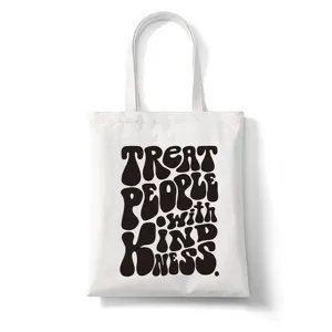 Retro Canvas Tote Bag Met Bloemenprint Milieuvriendelijk Grote Capaciteit Schoudertas Casual Shopper Opvouwbare Tas Voor Studenten Dagelijks
