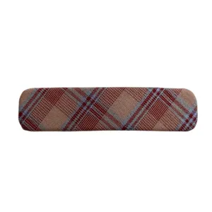 Pinza para el pelo de tela a cuadros retro horquilla moda accesorio bonito para mujer