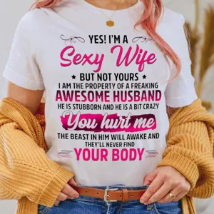 Women's Casual Linen T-Shirt White Round Neck Short Sleeve Top Funny Slogan Print Loose Fit Summer Tee For Teens Women