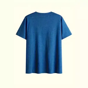 Women's casual blue short sleeve t-shirt top comfortable basic summer apparel new