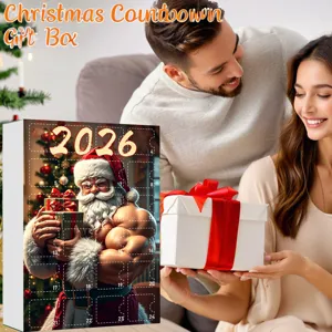2026 Christmas Countdown Advent Calendar Acrylic Calendar Box Holiday Party Gift Decor
