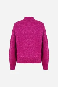Women high neck knit sweater winter autumn casual solid color warm pullover top fashion apparel