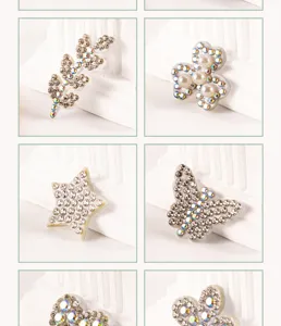 DIY rhinestone patches full crystal handmade accessories for clothing bags shoes decoration wholesale