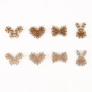 DIY strass sticker set, glinsterende kristallen patches voor telefoonhoesje en broche.