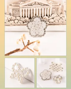 DIY parel strass accessoires knutselbenodigdheden voor haarspelden kleding decor