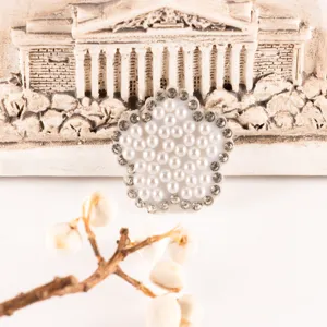 Parel strass bloem DIY accessoire bedel voor handgemaakte haarspelden kleding decoratie