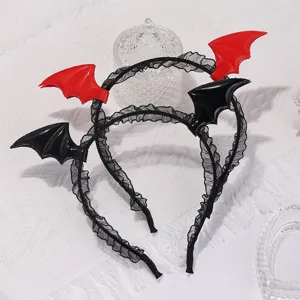 Serre-tête ailes de chauve-souris Halloween gothique lolita accessoires cheveux fête