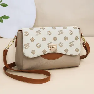 Vintage kleine Umhaengetasche, weiche Leder Handtasche, elegante Damen Schultertasche retro