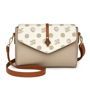 Stylish women crossbody bag with elegant flap design, soft leather shoulder bag for daily use.
