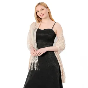 Elegante spitze abend schal wickeltuch für damen, vintage fransen braut hochzeit kleid zubehör