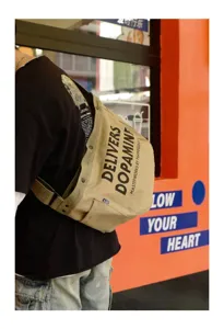 Retro Canvas Umhängetasche für Radfahren, große Kapazität Schultertasche Crossover Tasche.