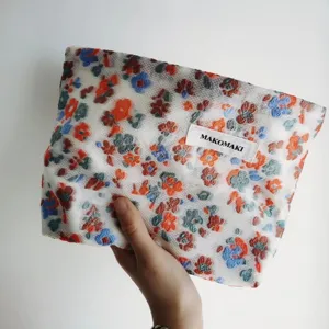 Blumen Kosmetiktasche tragbare Make-up Tasche kleine frische Kulturbeutel Aufbewahrung
