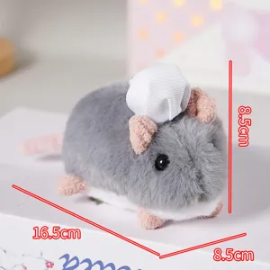 Simpatico topo chef peluche bambola simulazione topo peluche ciondolo borsa ciondolo portachiavi