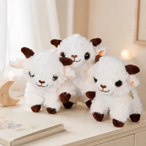 Simpatico peora peluche portachiavi morbido agnello bambola borsa pendente regalo
