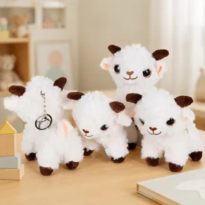 Simpatico Portachiavi in Peluche a Forma di Pecorella Cartone Animato Morbida Bambola di Agnello Ciondolo per Borsa per Ragazze Donna