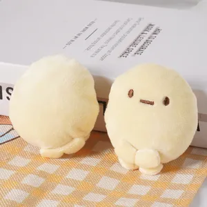 Cute plush dumpling hair clip cartoon soft hairpin funny lovely hair accessories plushie.