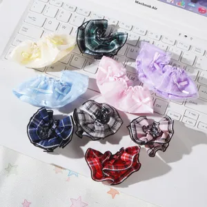 Mini gonne per bambole in pizzo fiocco tutu accessori fai da te per vestire bambole dettaglio