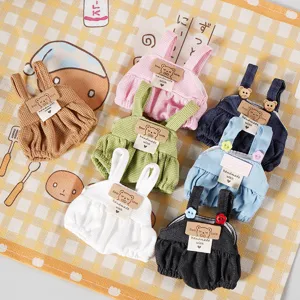 Carino 10cm 14cm peluche bambola salopette colorata pantaloni in miniatura giocattolo accessori