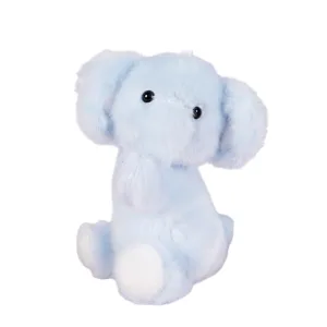 Cute blue plush elephant stuffed animal toy soft doll kids comforting pillow gift home decor