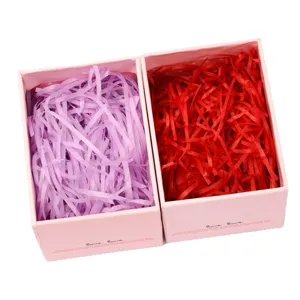 Cadeauverpakking opvulpapier gekreukt papier versnipperd papier raffia voor dozen