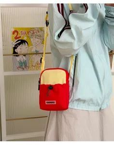 Bolso cruzado casual impermeable de lona para viajes diarios y uso al aire libre