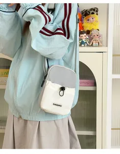 Bolso cruzado impermeable multifuncional para hombres y mujeres uso diario casual.