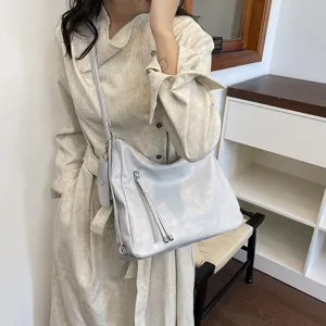 Borsa shopper grande capacita elegante elegante borsa a spalla casual per uso quotidiano.