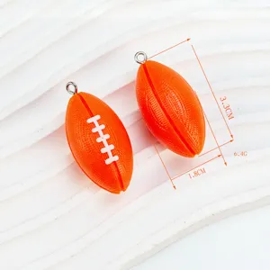 DIY Mini Football Pendant Creative Sports Fan Souvenir Simulation Football Charms