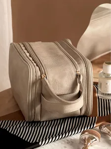 Multifunctional large capacity cosmetic bag portable travel toiletry storage bag for women