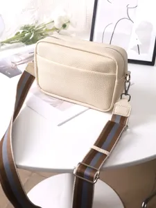 Women Solid PU Leather Crossbody Bag Casual Chic Everyday Shoulder Bag Handbags