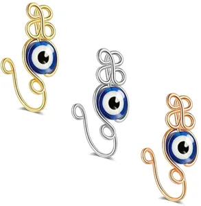 Boze Oog Neusring Zonder Piercing Clip Op Neus Manchet Lichaamssieraden Goud Zilver Roze