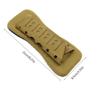 Tactical shoulder pad backpack strap cushion breathable shock-absorbing comfort pad 21x8.5cm