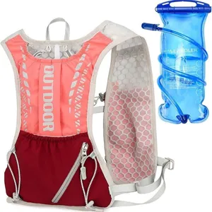 Leichter Trailrunning-Rucksack mit Trinkblase für Marathon Outdoor Wandern und Sport.