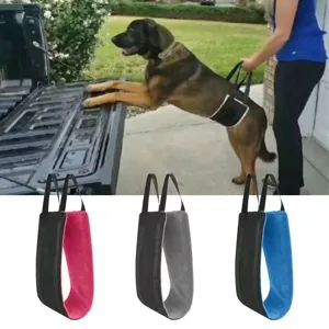 Dog lift harness for senior and injured dogs post surgery mobility aid support sling.
