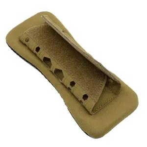 Tactical shoulder pad backpack strap cushion breathable decompression cushion vest accessory brown