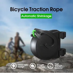 Fiets trektouw met automatisch telescopisch ontwerp voor mountainbike en buitenfietsen.