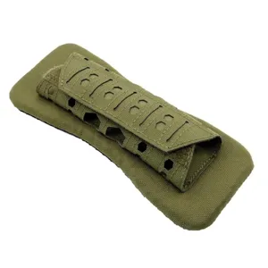 Tactical shoulder pad for backpack strap cushion breathable military vest comfort pad green