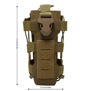 Tactical water bottle pouch military molle bag outdoor cycling bottle holder carrier.
