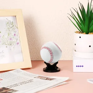 Acrylic sports ball display stand for golf baseball basketball desktop storage rack holder.