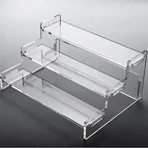 Klarer Acryl Display Ständer Stufenregal Für Sammfiguren Blind Boxes Cupcakes Desktop Aufbewahrungsregal