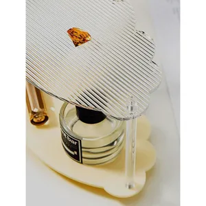 Acrylic perfume storage rack minimalist desktop makeup organizer cloud shaped display shelf