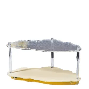 Acrylic Cloud Desktop Storage Rack Cosmetic Perfume Organizer Display Stand Shelf