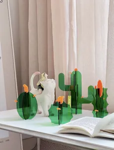 Akryl Kaktus Tischdekoration kreatives Ornament süße Pflanze Stil Zimmer Inneneinrichtung Stück