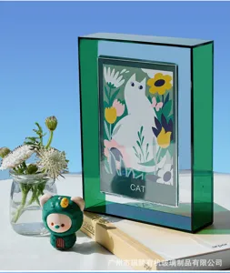 Creatieve DIY decoratieve schilderij acrylkleur matchende kleine fotolijst perfect cadeau