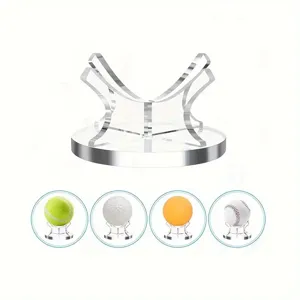 Clear Acrylic Ball Display Stand Holder for Tennis Golf Baseball and Table Tennis Spheres