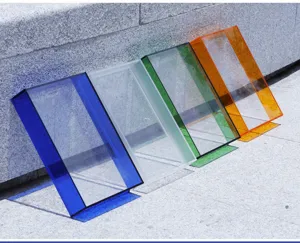 Noords acryl transparante fotolijst 3d holle gedroogde bloem display doos a4 formaat meerkleurig