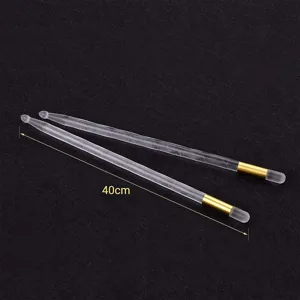 Acryl leuchtende Drumsticks 5A Leuchtende Drum Mallets für Bühnenperformance und Jazzübung.
