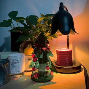 Sapin de Noel en acrylique mini decor de table cadeau de fete decoration maison vert
